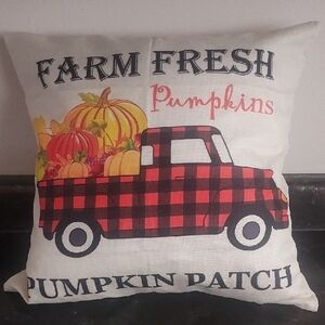 Fall Farm Fresh Pumpkins Pumpkin Patch Decorative Pillow Cover